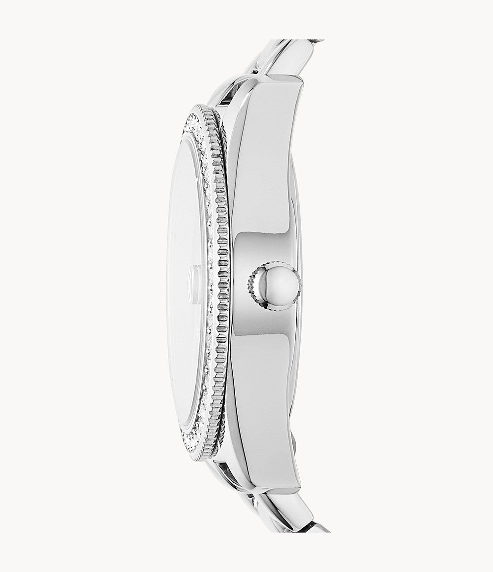 Fossil Scarlette Three-Hand Date Stainless Steel Watch