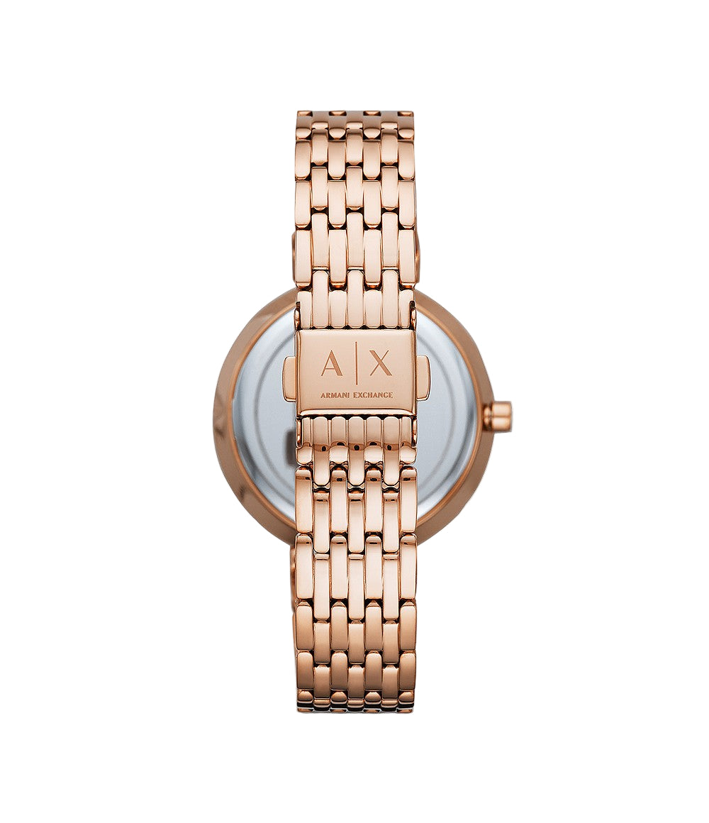Armani Exchange Lola Rose Gold Ladies Watch
