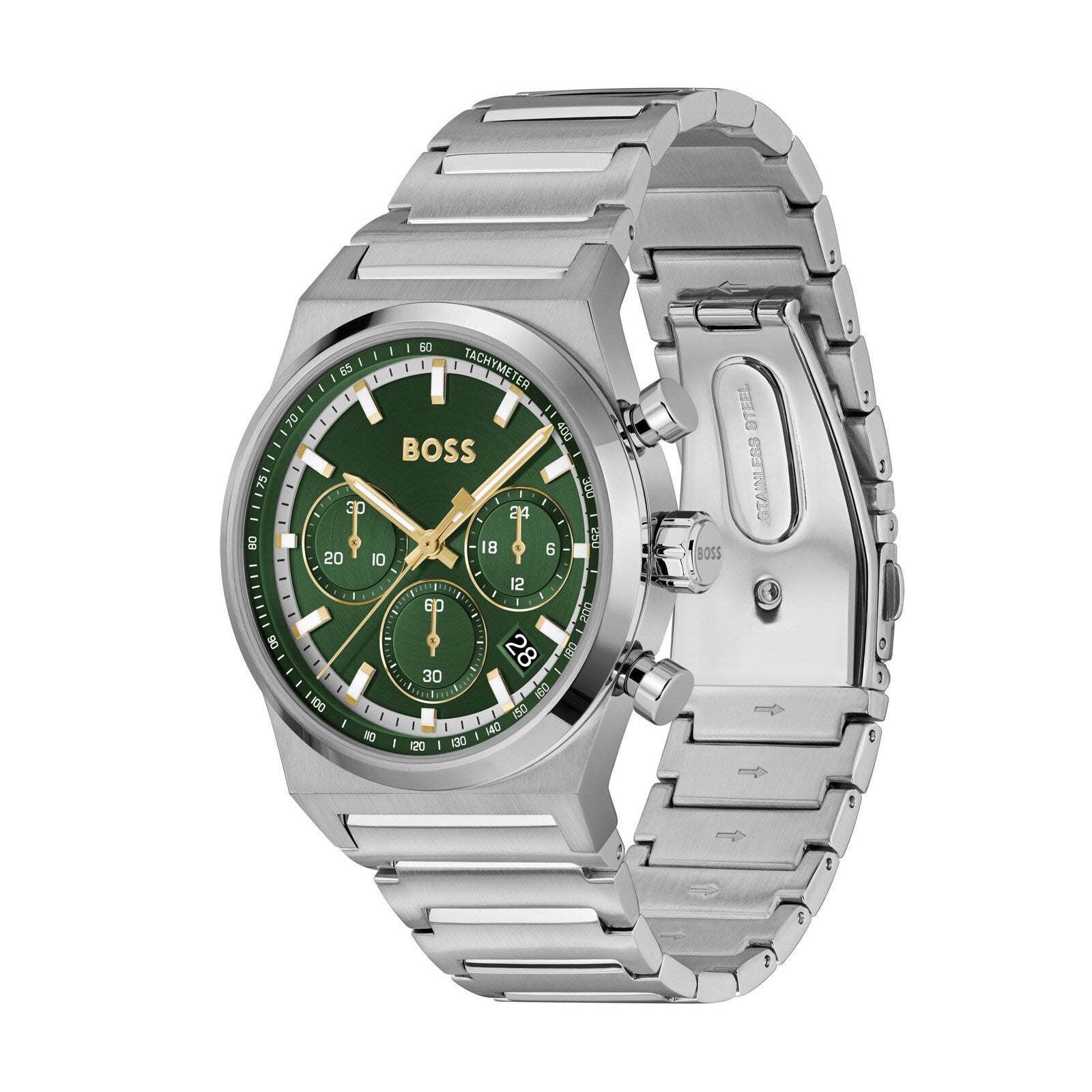 Hugo Boss Candor Mens Watch 41mm Green