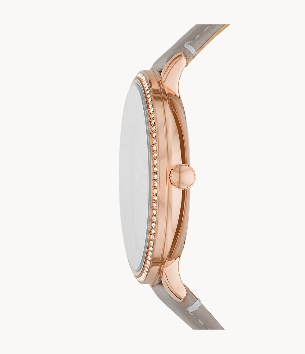 Fossil Jacqueline Multifunction Gray Eco Leather Watch