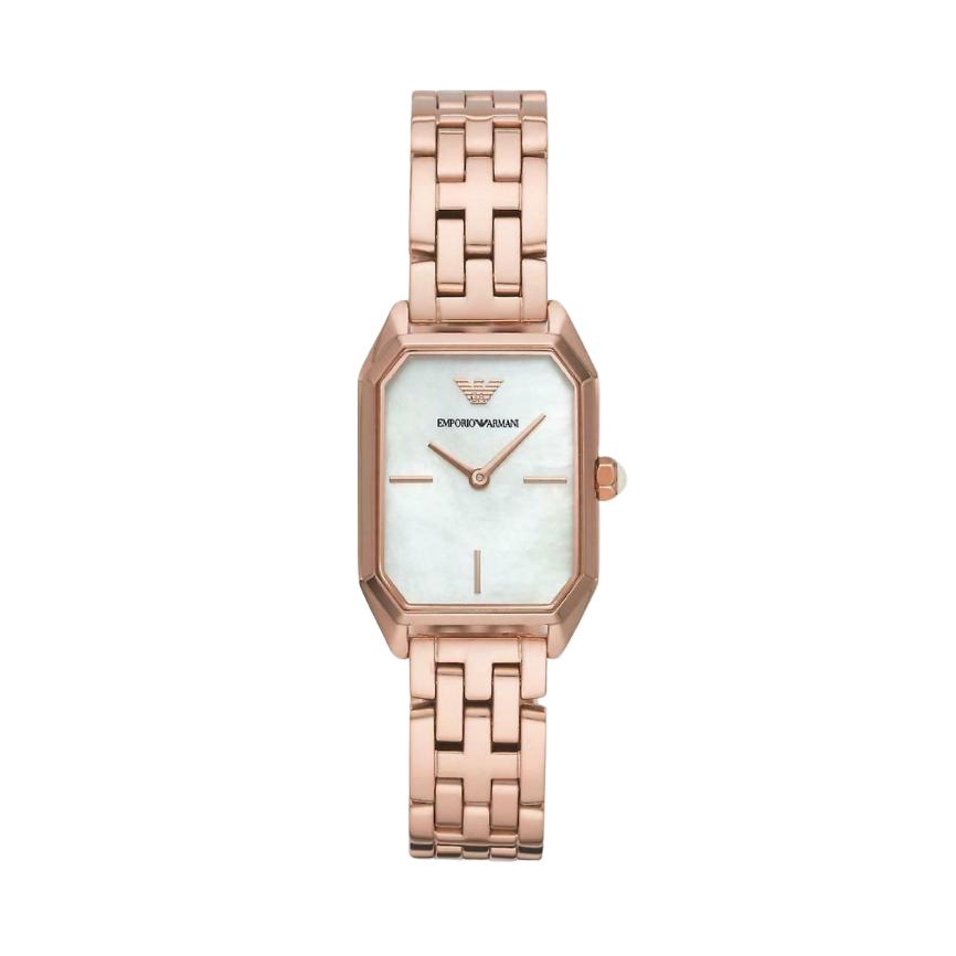 Emporio Armani Women'S Two-Hand Stainless Steel Watch