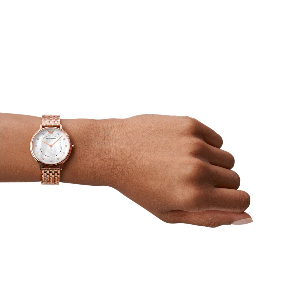 Emporio Armani Mop Dial Ladies Watch