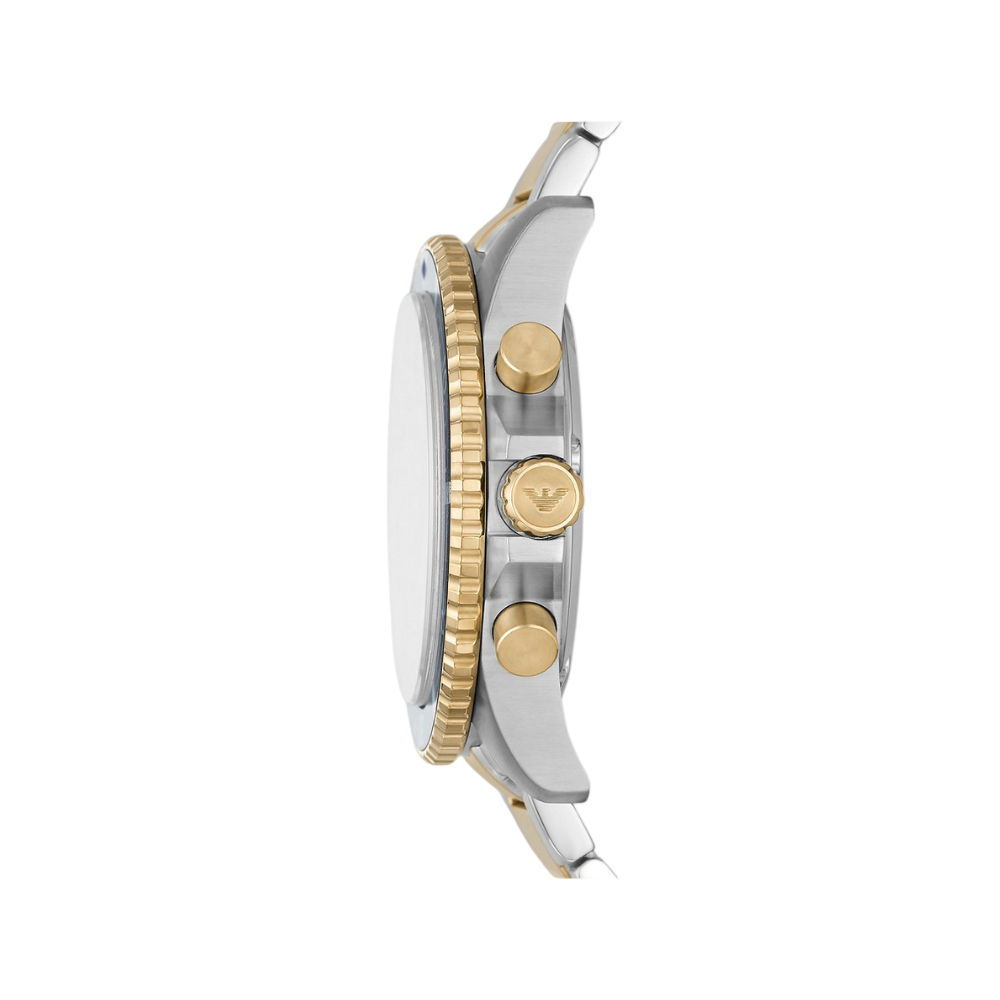Emporio Armani Men’s Chronograph Two-Tone Watch