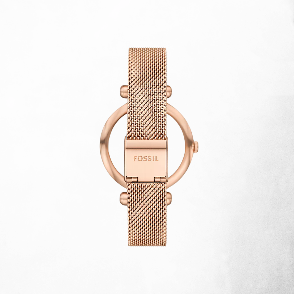 Tillie Three-Hand Rose Gold-Tone Stainless Steel Watch