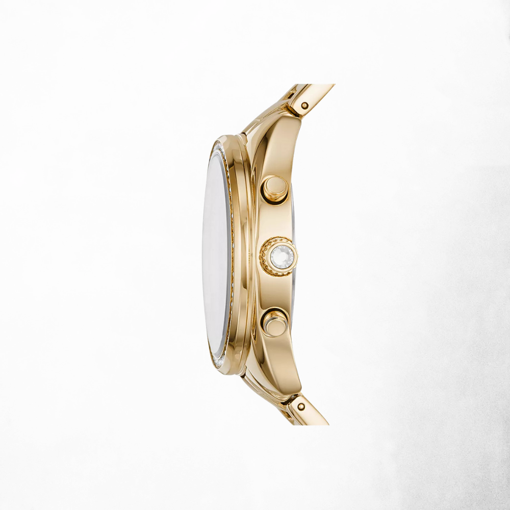 Fossil Vale Chronograph Gold-Tone Stainless Steel Watch