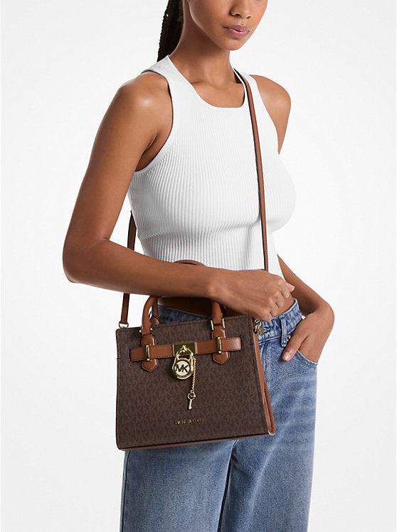 MK Hamilton Small Signature Logo Satchel