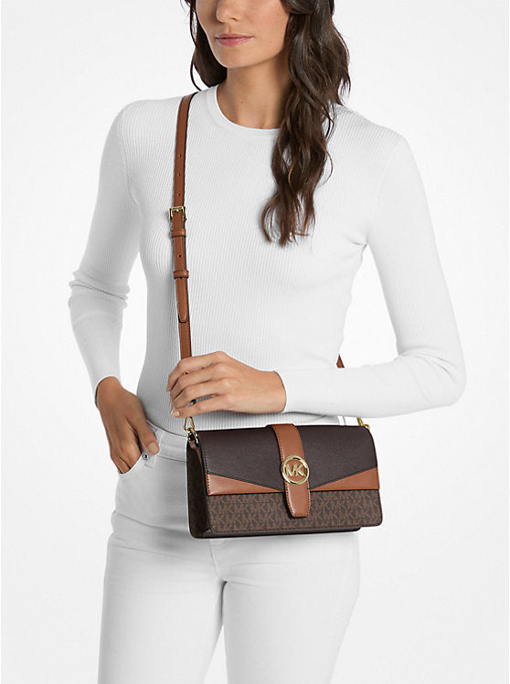 Greenwich Medium Saffiano Leather Shoulder Bag