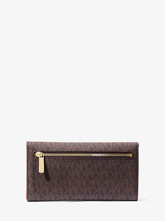 Jet Set Large Logo Trifold Wallet