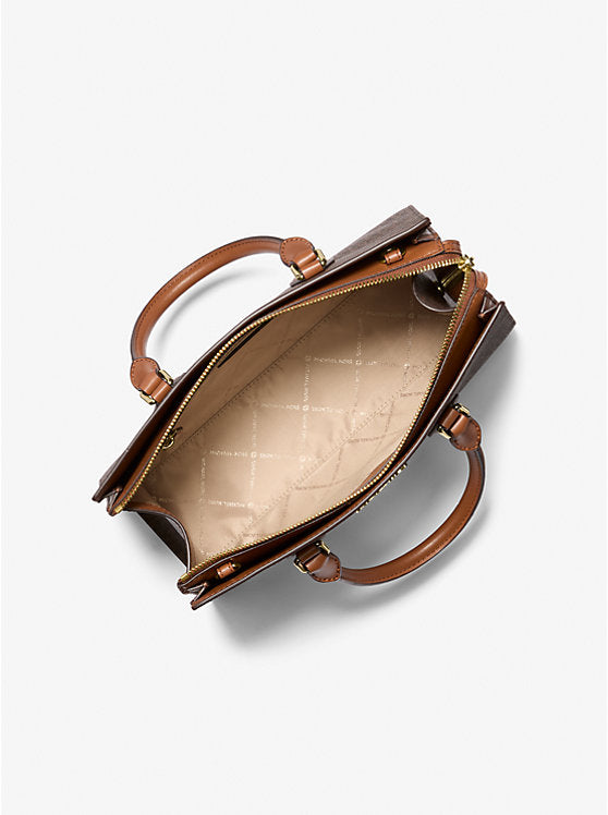 MK Sheila Medium Logo Satchel