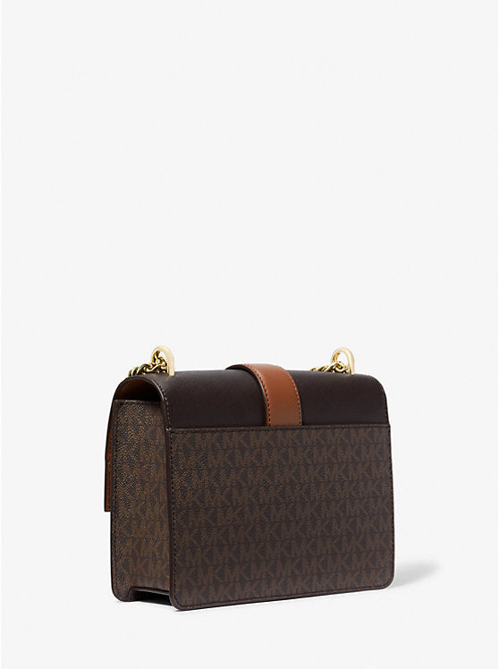 MK Greenwich Small Color-Block Signature Logo Crossbody Bag