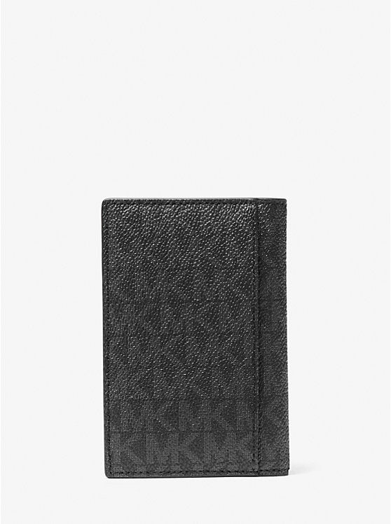 Rivington Striped Logo Bi-Fold Card Case