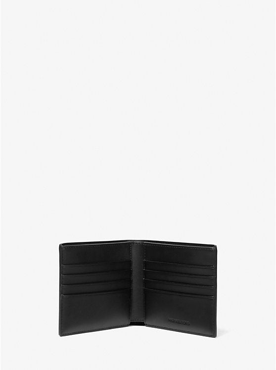 Signature Logo Billfold Wallet And Belt Gift Set