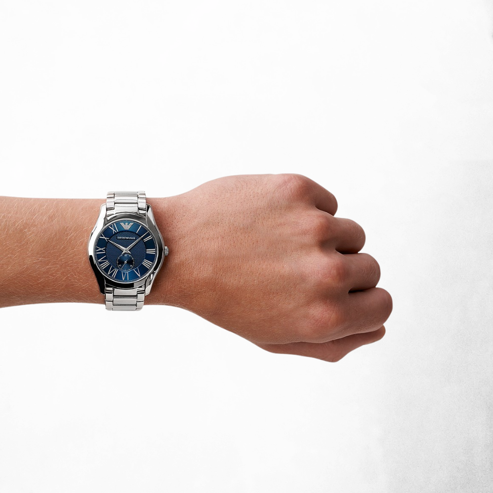 Emporio Armani Blue Dial Mens Watch