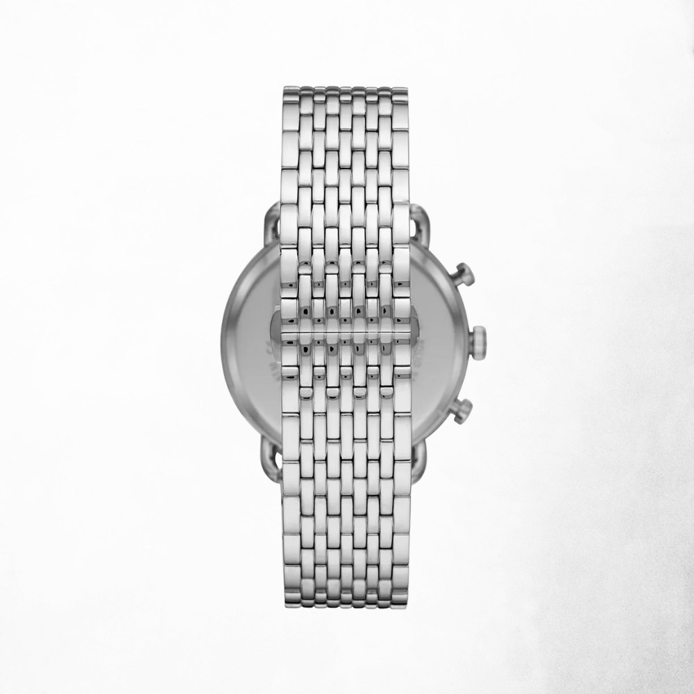 Emporio Armani Mens Chronograph Stainless Steel Watch