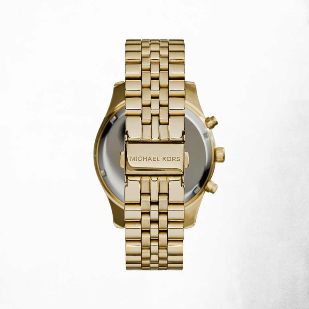 Michael Kors Men'S Gold Tone Lexington Watch