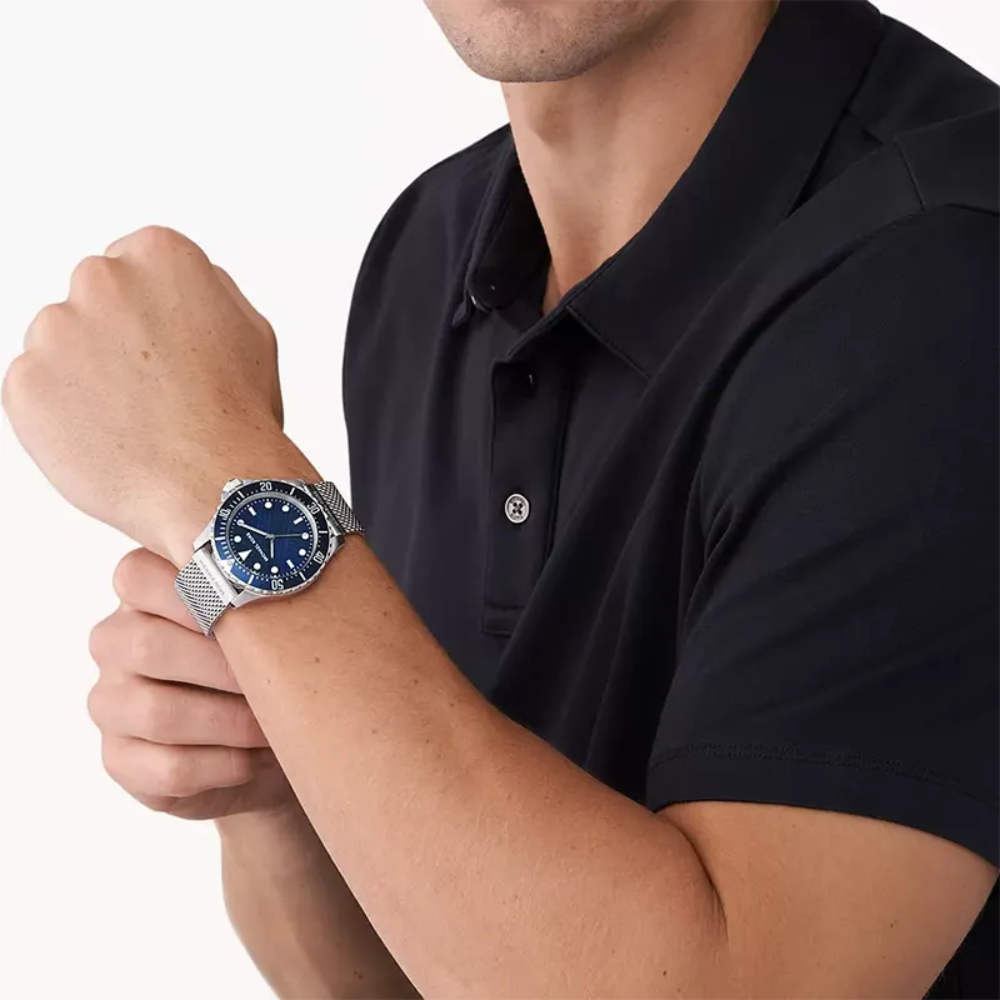 Michael Kors Everest Blue Dial Chronograph Men's Watch