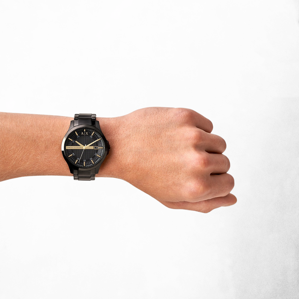Armani Exchange Multifunction Gold-Tone Stainless Steel Watch