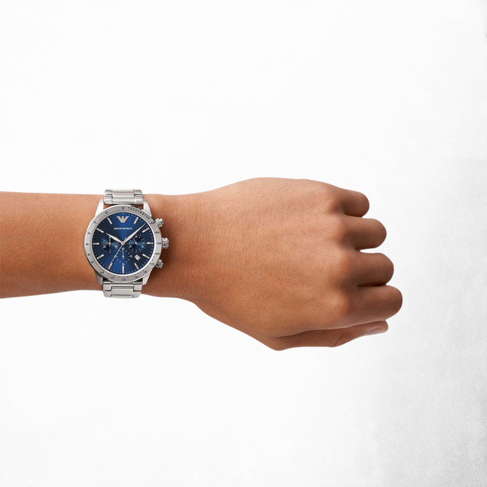Emporio Armani Blue Dial Chronograph