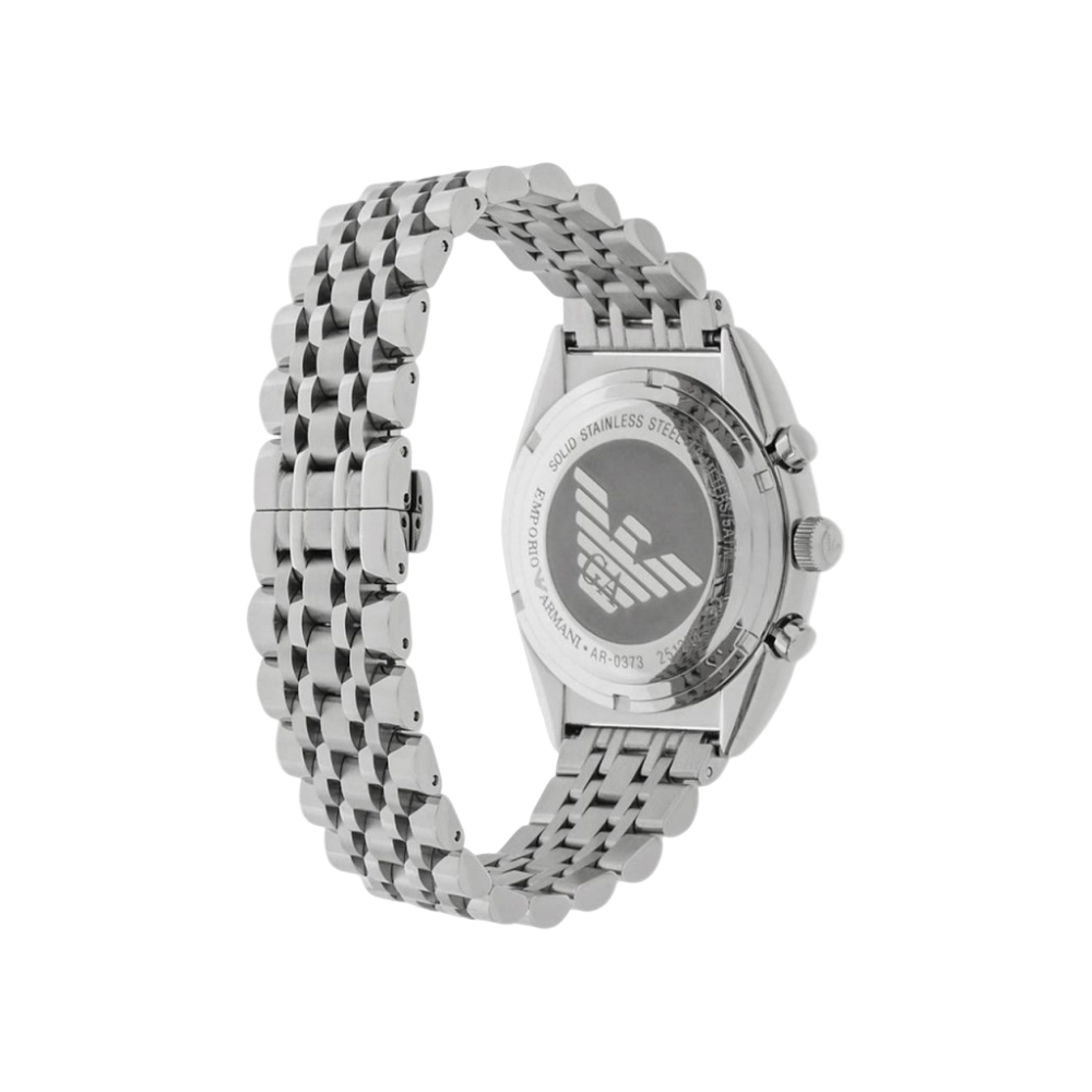 Emporio Armani Classic Black Dial Chronograph Mens Watch