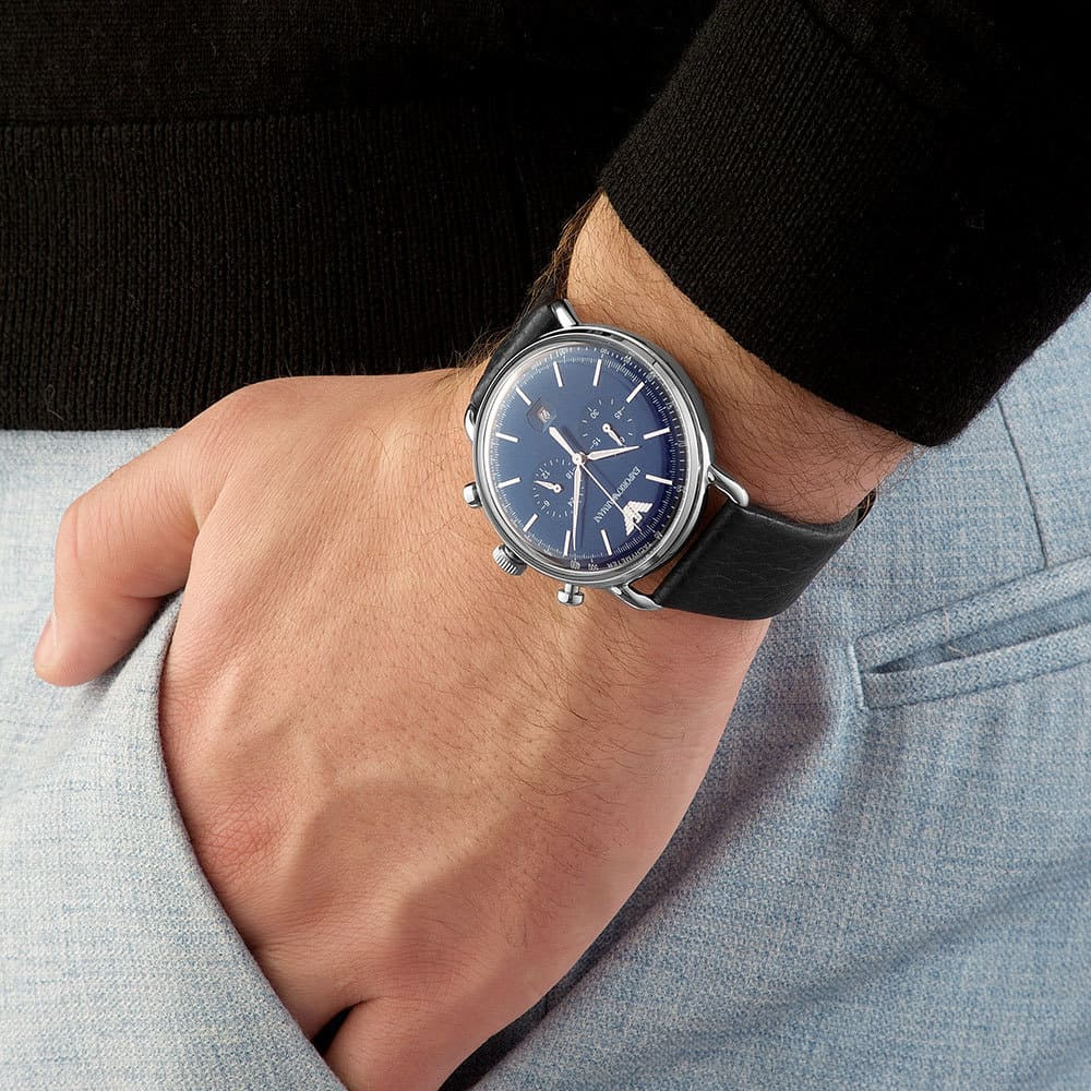 Emporio Armani Aviator Chrorograph Mens Watch