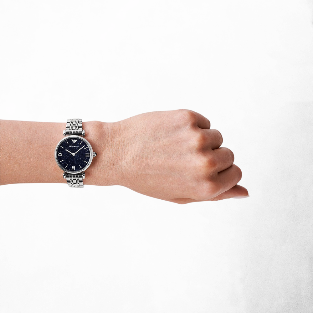 Emporio Armani Women'S Two-Hand Stainless Steel Watch