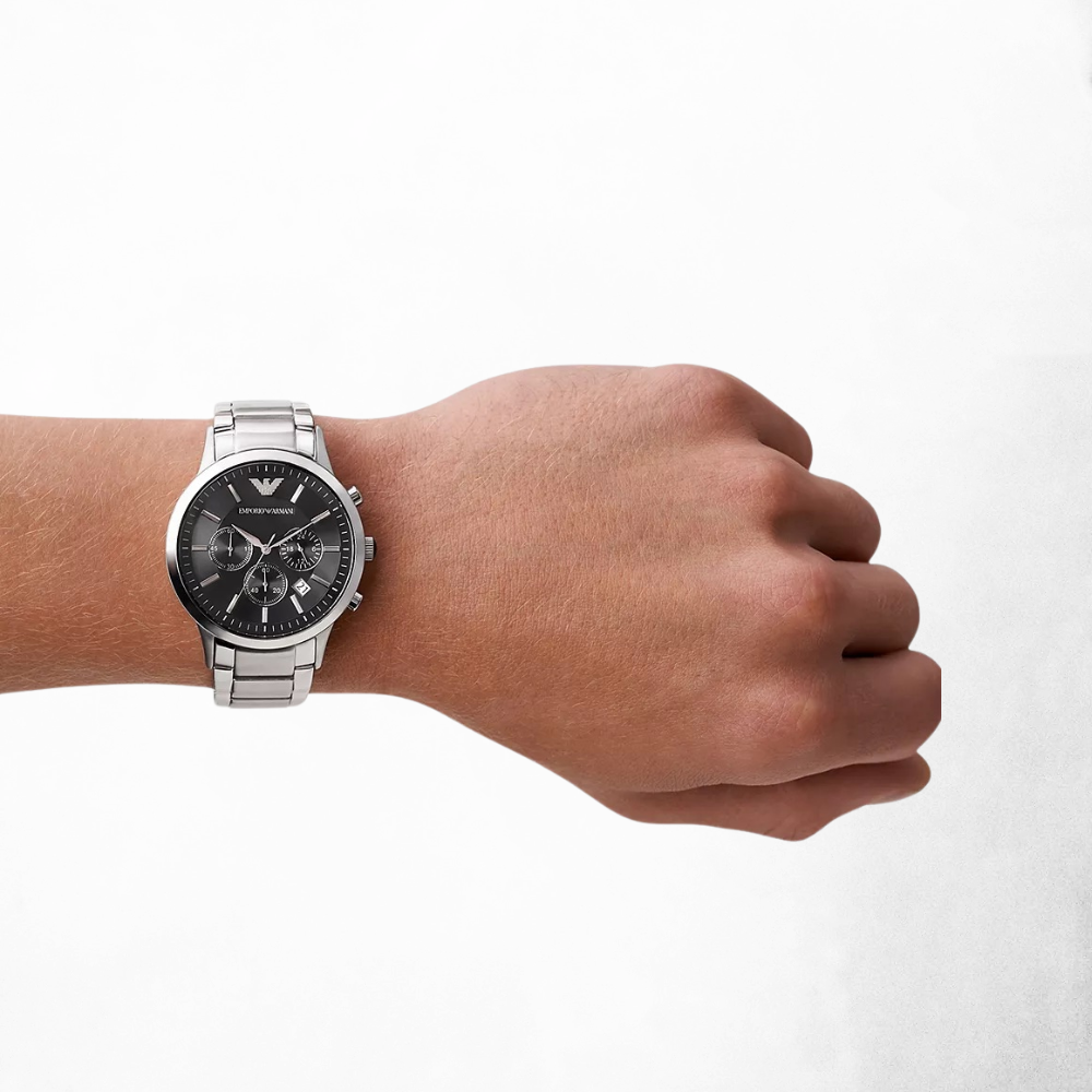 Emporio Armani Men’S Chronograph Steel Watch