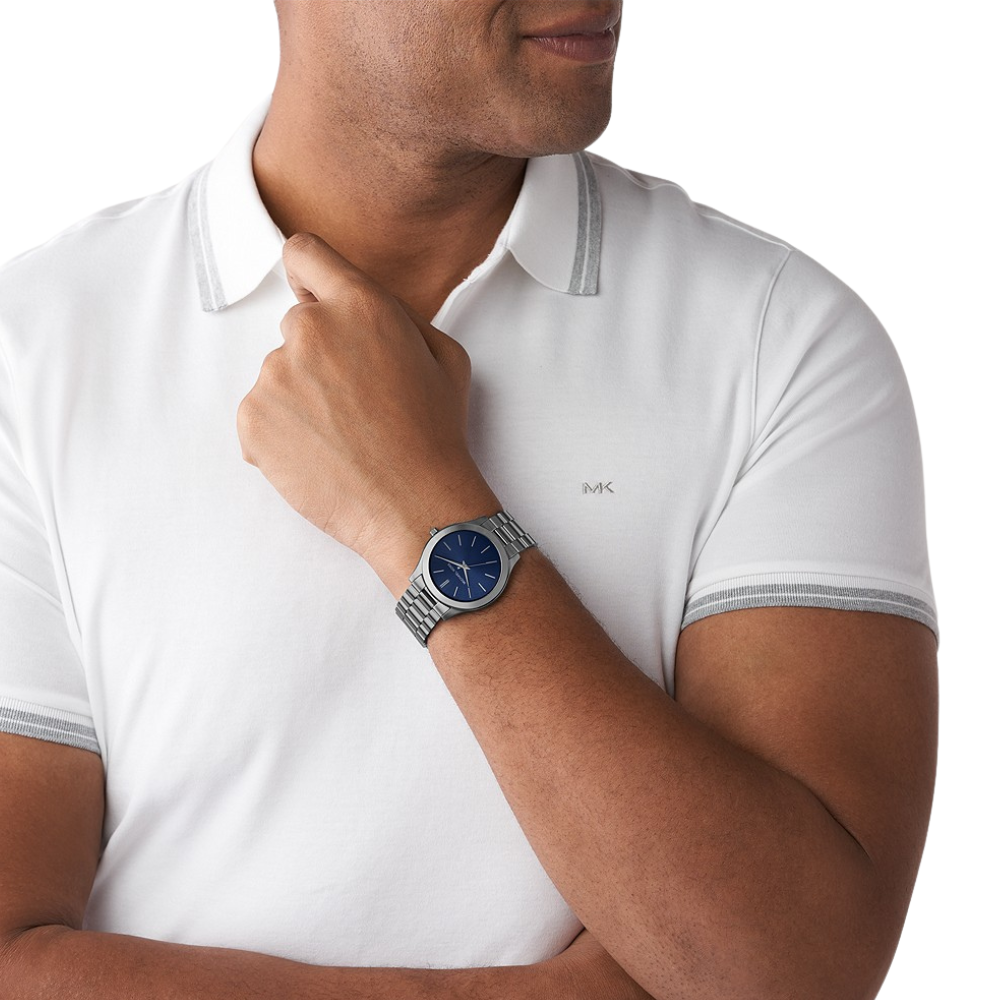 Michael Kors Slim Runway Gunmetal Plated Men'S Watch