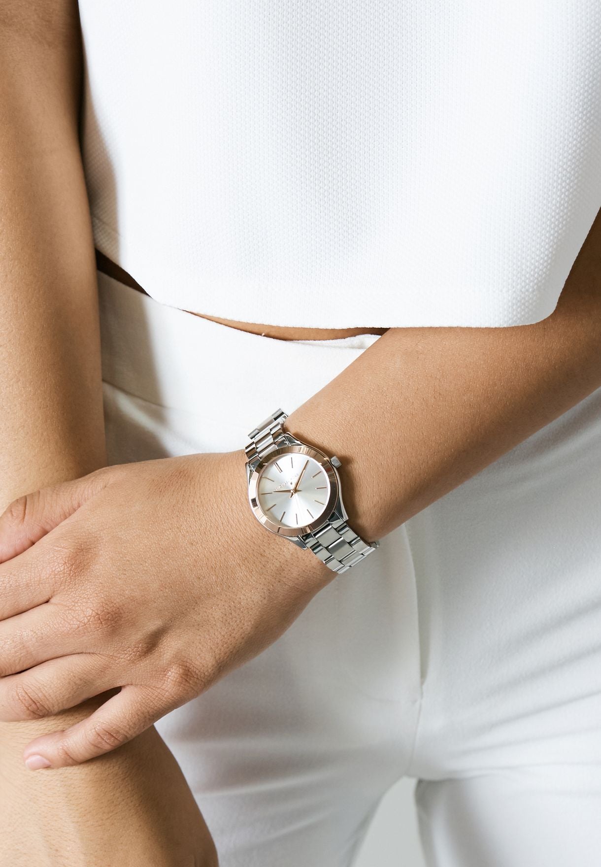 Michael Kors Mini Slim Runway Two Tone Watch