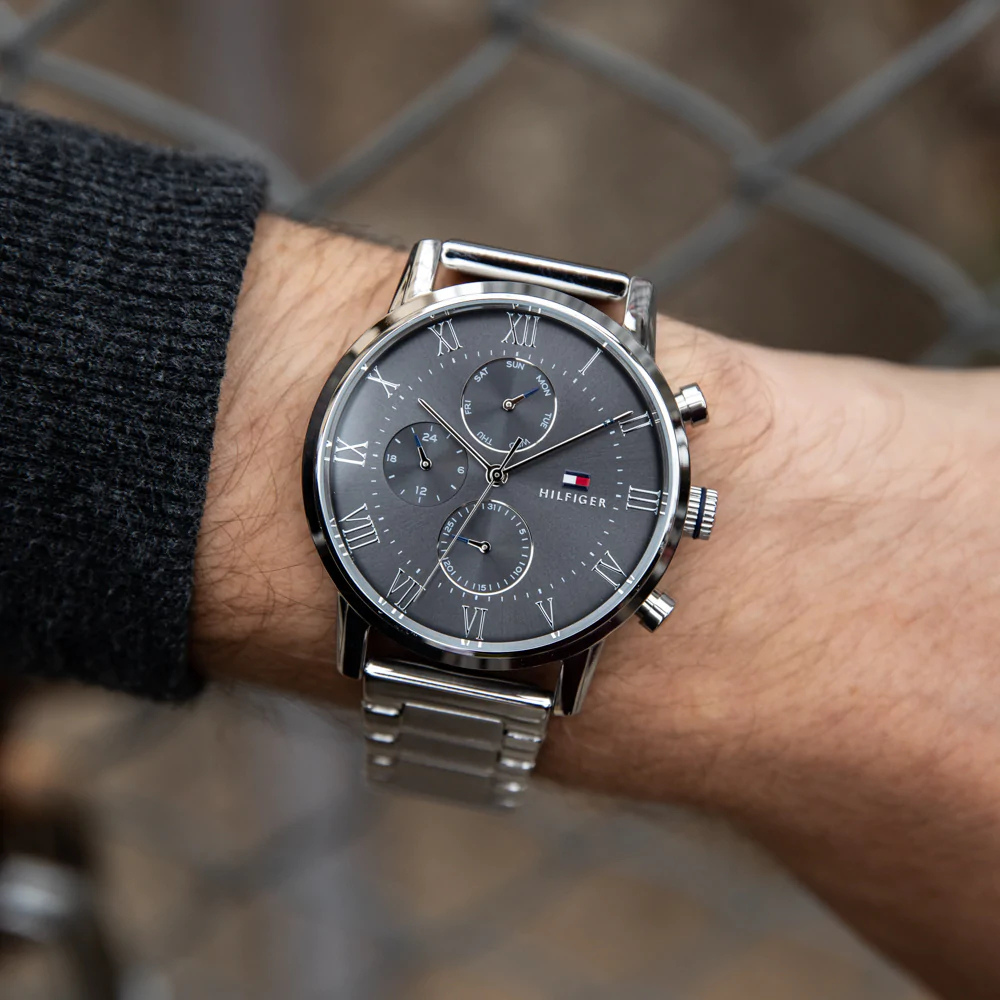 Tommy Hilfiger Silver Steel Watch