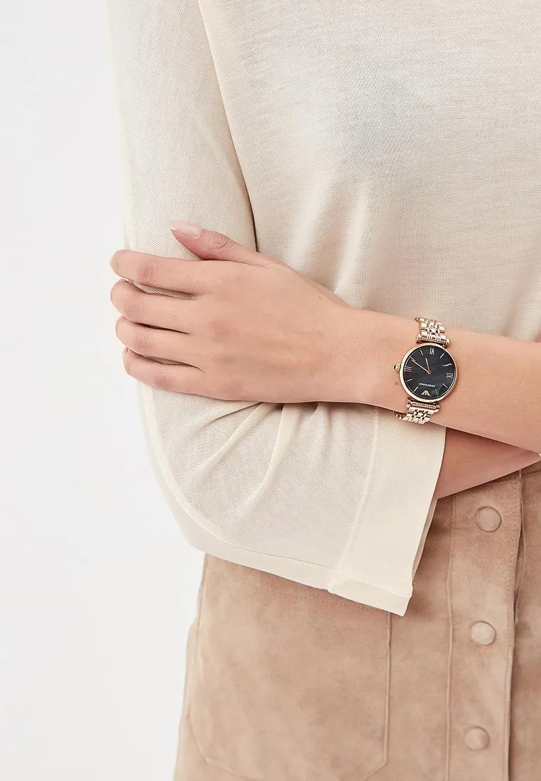 Emporio Armani Women's Two-Hand Stainless Steel Watch