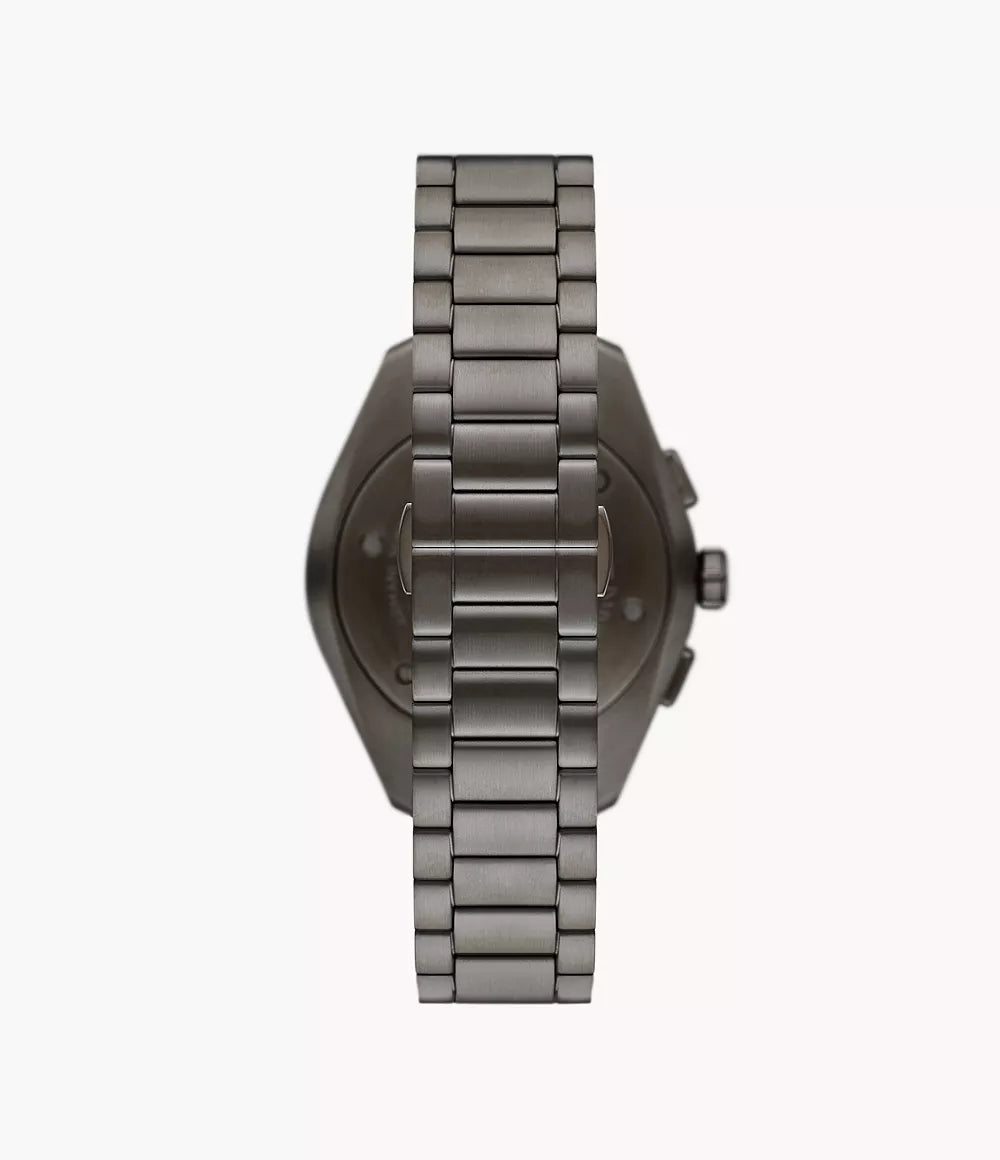 Emporio Armani Chronograph Gunmetal Stainless Steel Watch