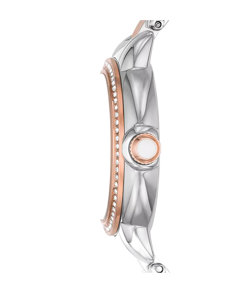 Emporio Armani Three-Hand Two-Tone Stainless Steel Watch
