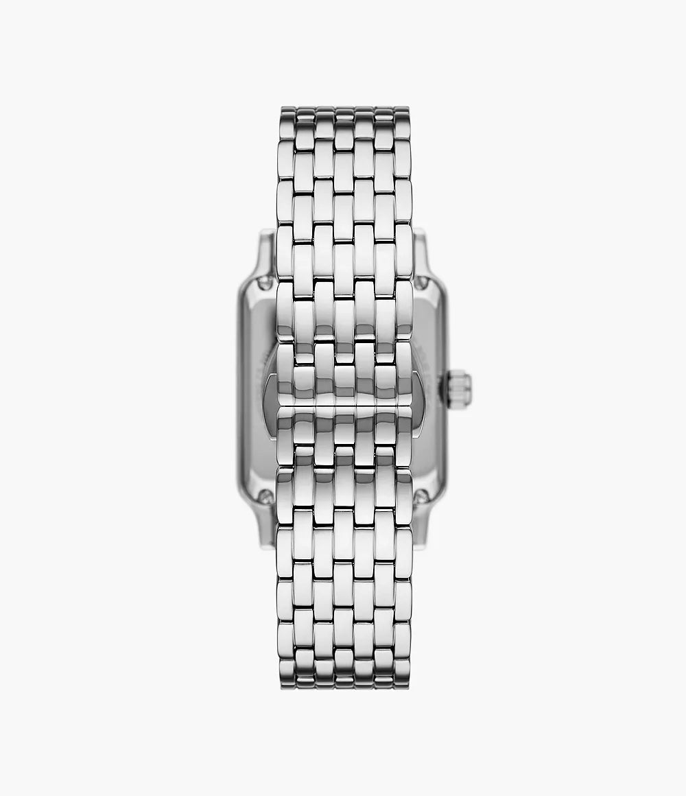Emporio Armani Meccanico Automatic Stainless Steel Black Dial Watch