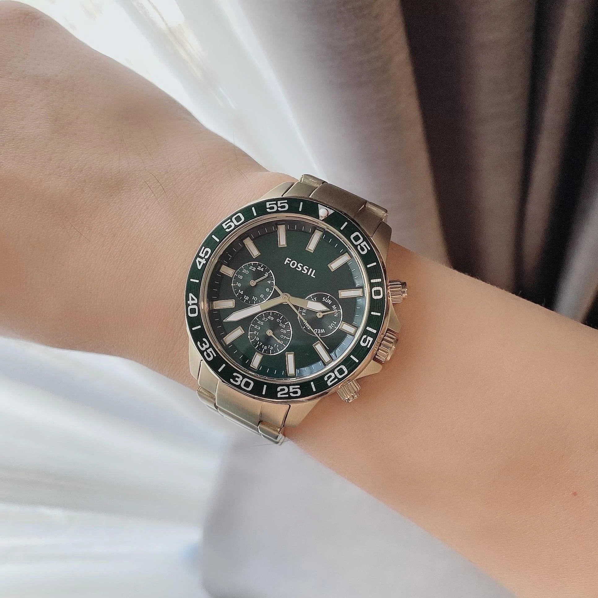 Fossil Bannon Multifunction Gold-Tone Stainless Steel Watch