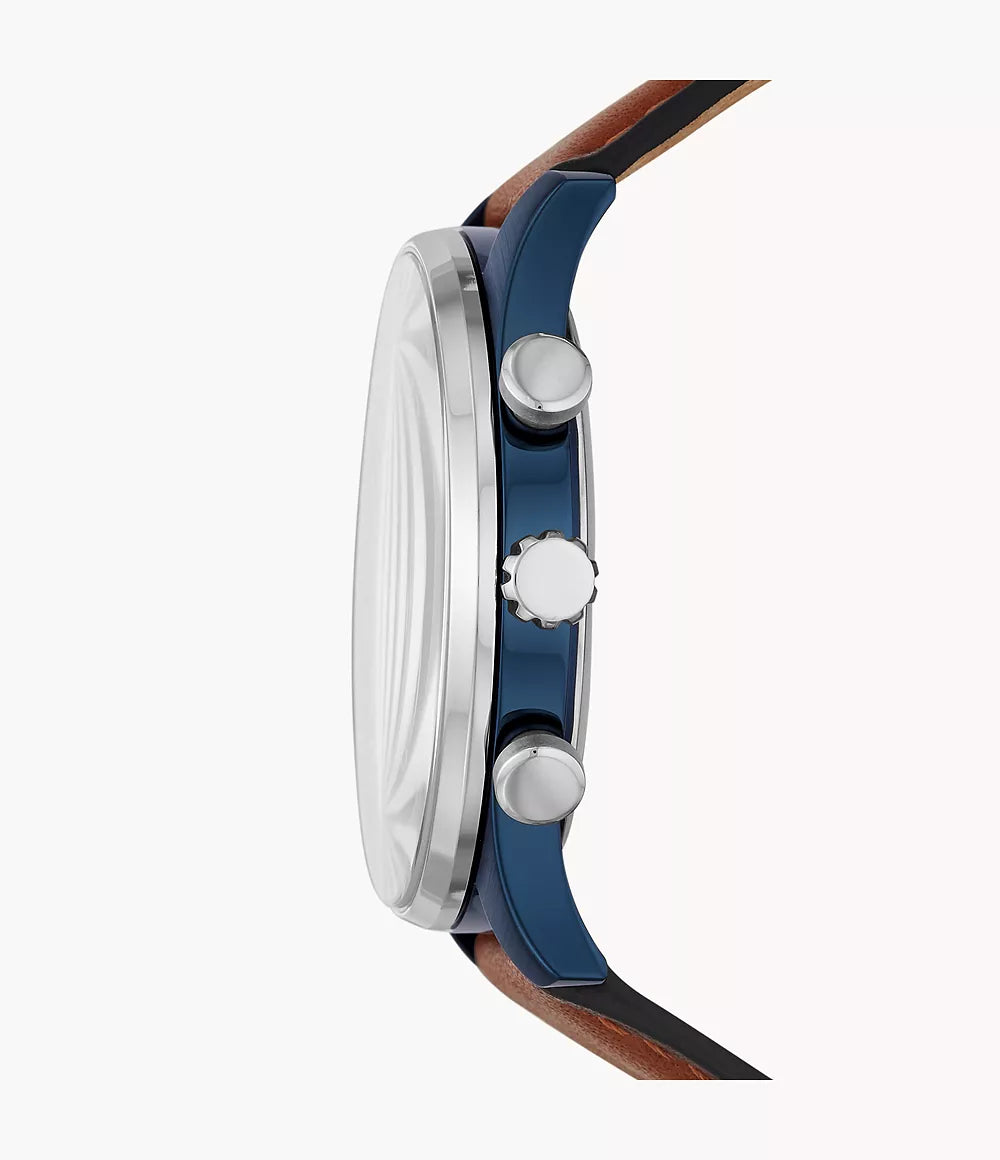 Sullivan Multifunction Brown Leather Watch