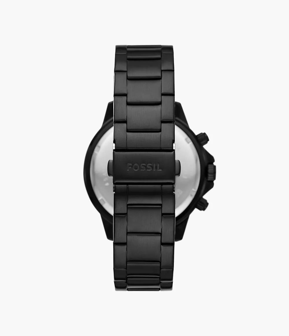 Fossil Bannon Multifunction Black Stainless Steel Watch