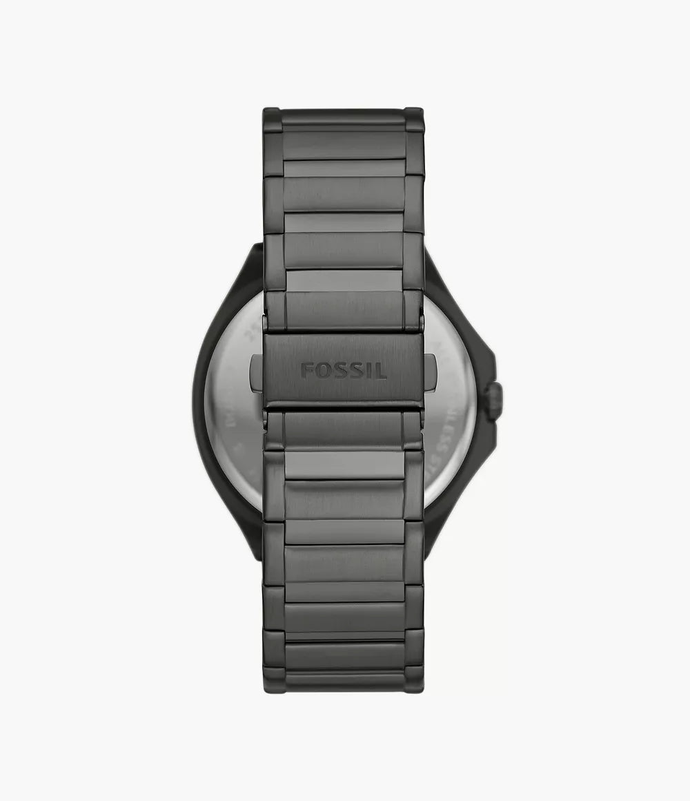 Evanston Multifunction Gunmetal Stainless Steel Watch