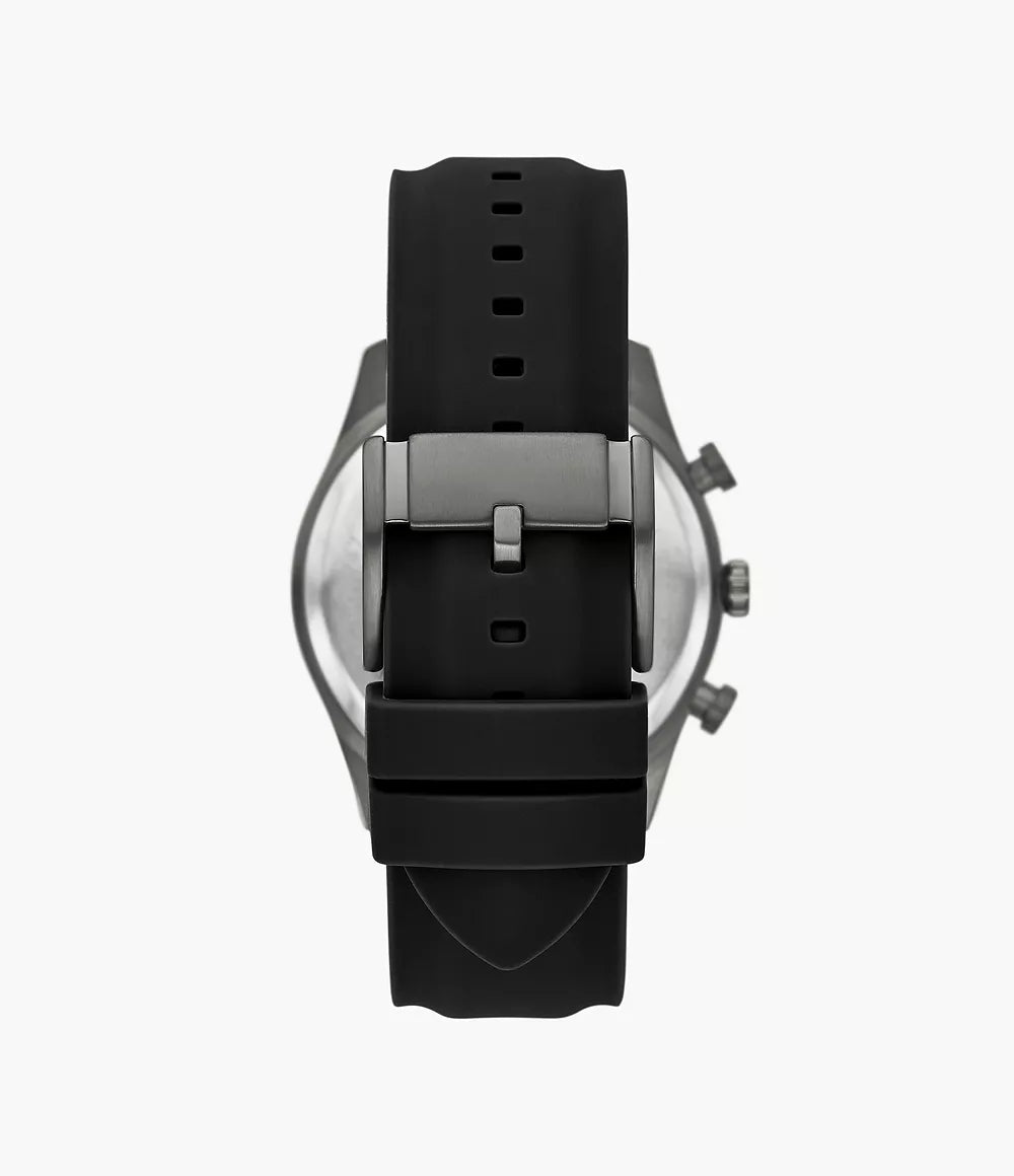 Sullivan Multifunction Black Silicone Watch