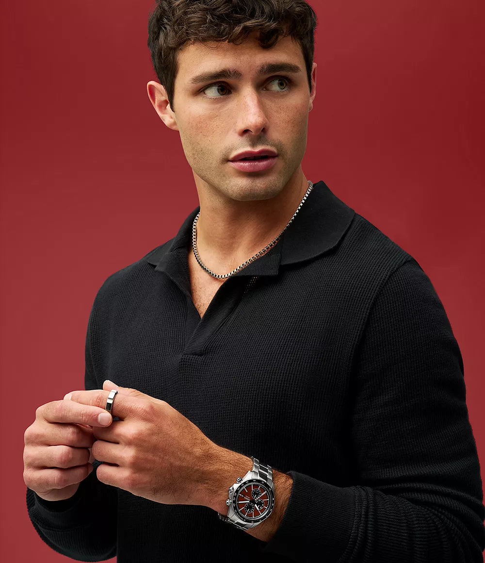 Autocross Multifunction Stainless Steel Watch