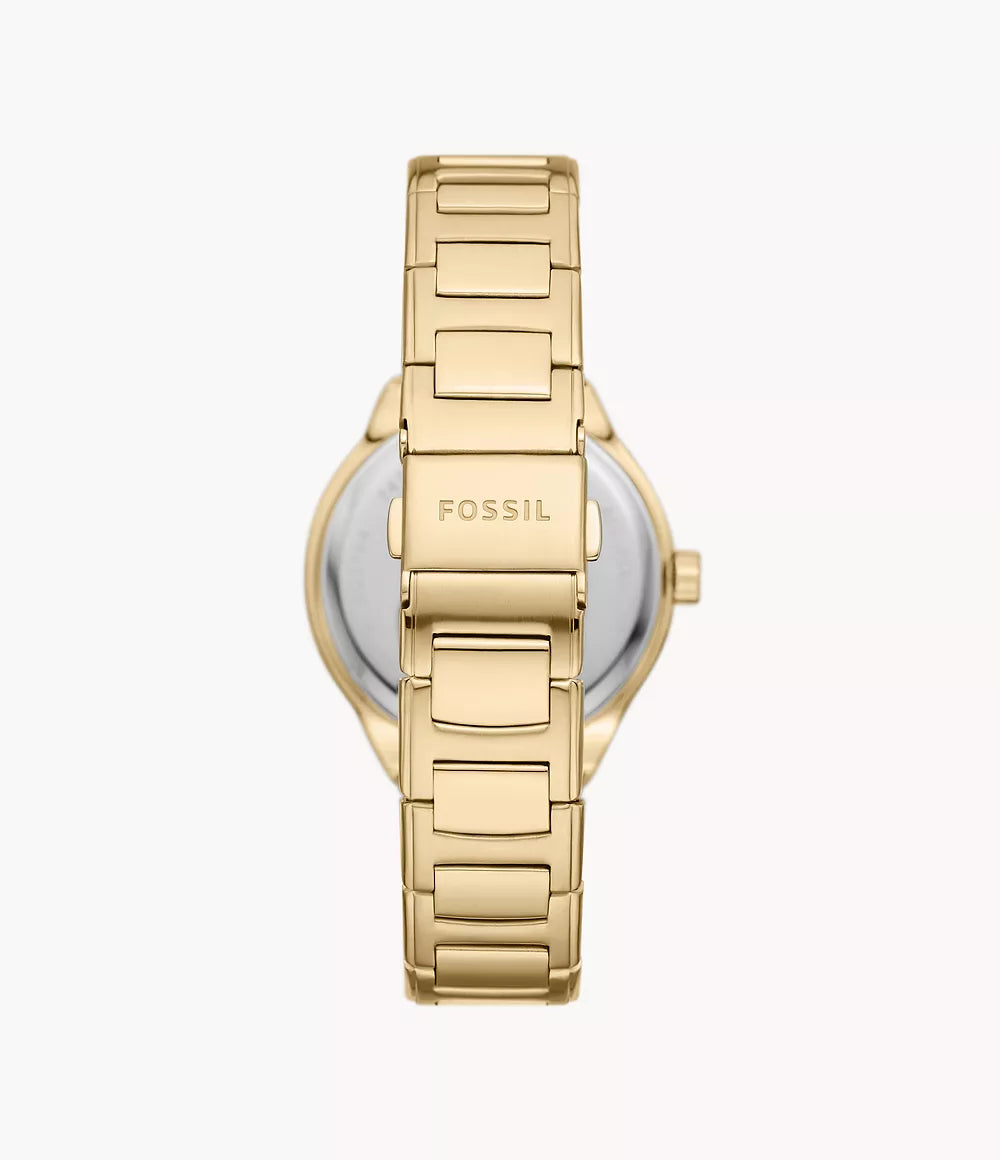 Eevie Automatic Gold-Tone Stainless Steel Watch