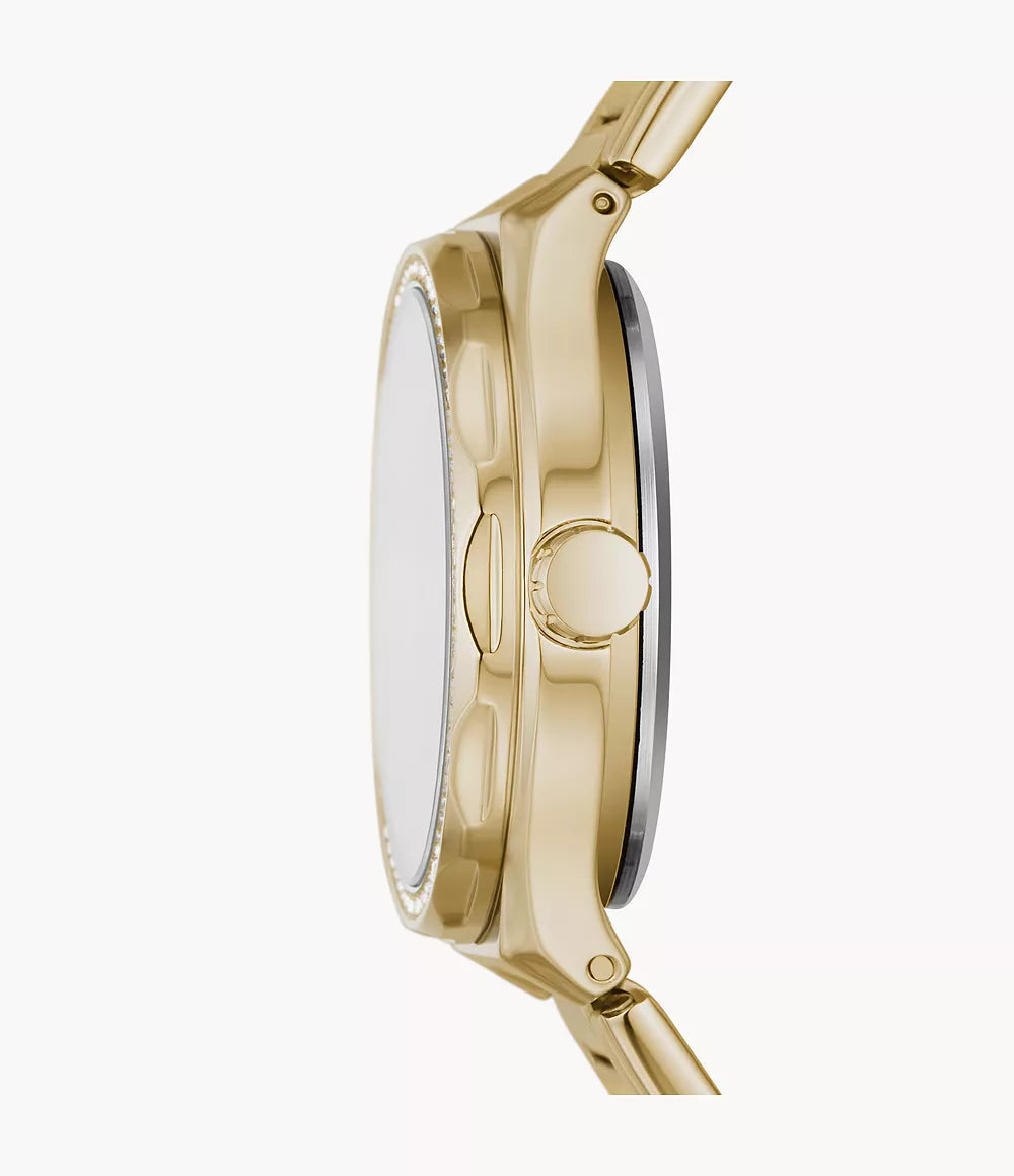 Eevie Automatic Gold-Tone Stainless Steel Watch
