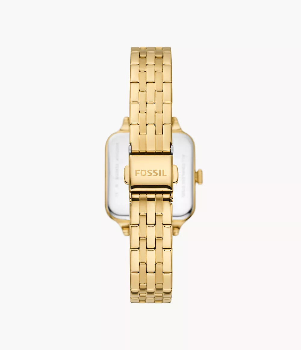 Colleen Three-Hand Date Gold-Tone Stainless Steel Watch