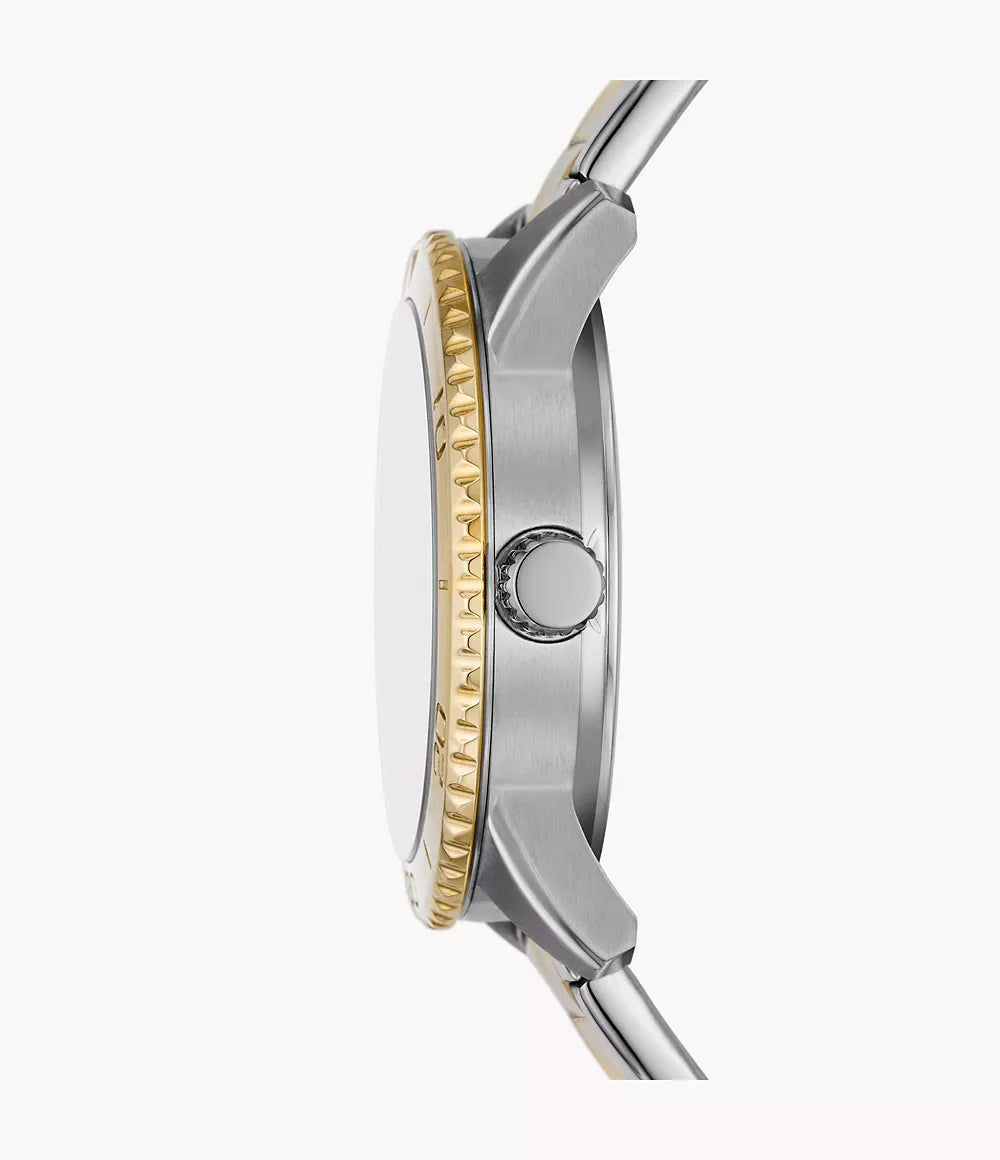 Dayle Three-Hand Two-Tone Stainless Steel Watch