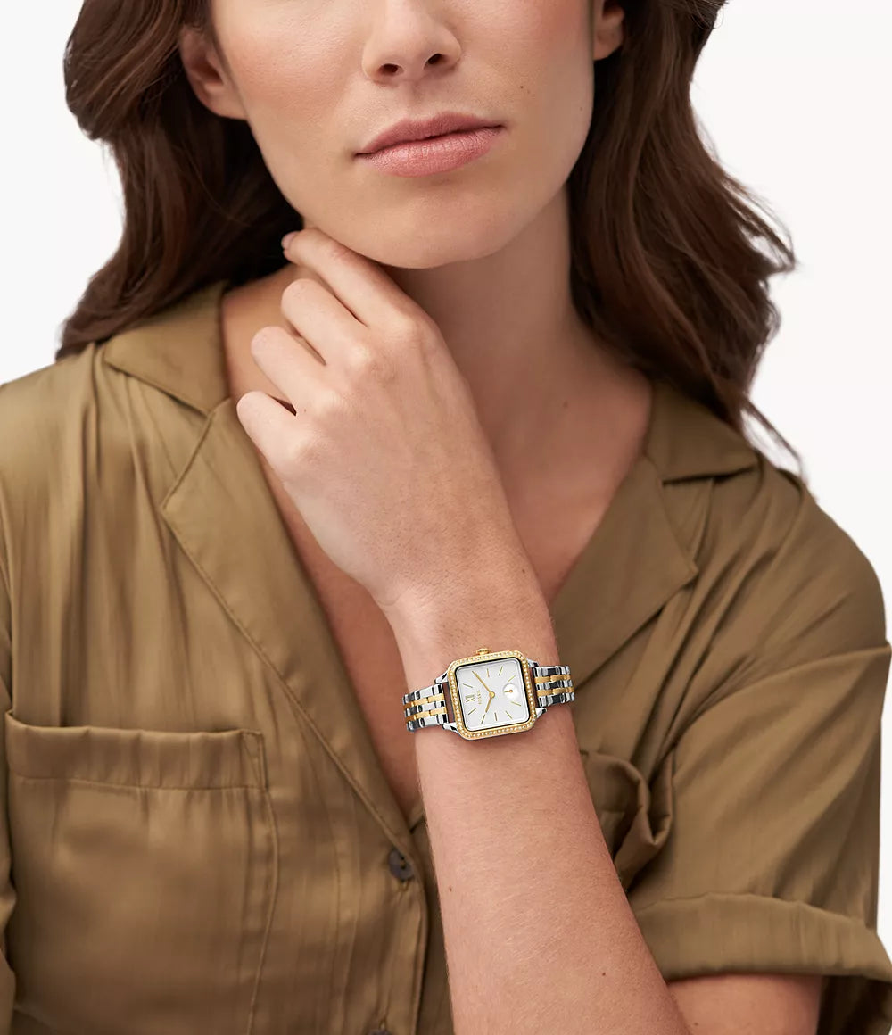 Colleen Three-Hand Two-Tone Stainless Steel Watch