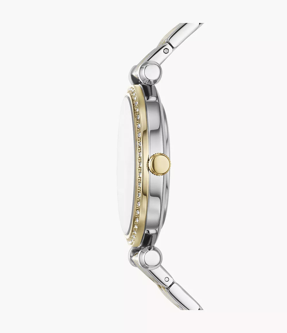 Tillie Three-Hand Two-Tone Stainless Steel Watch