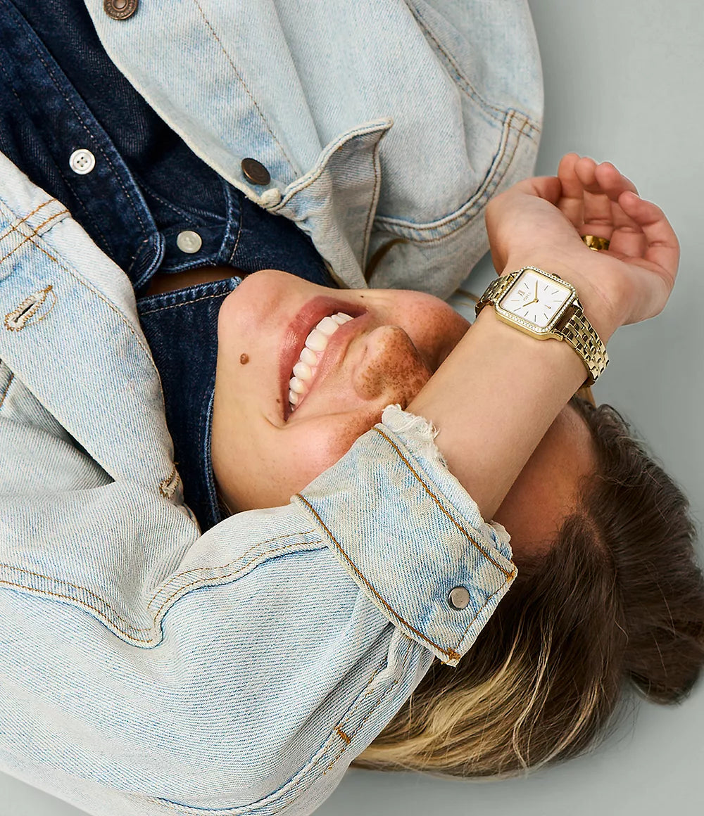 Colleen Three-Hand Gold-Tone Stainless Steel Watch