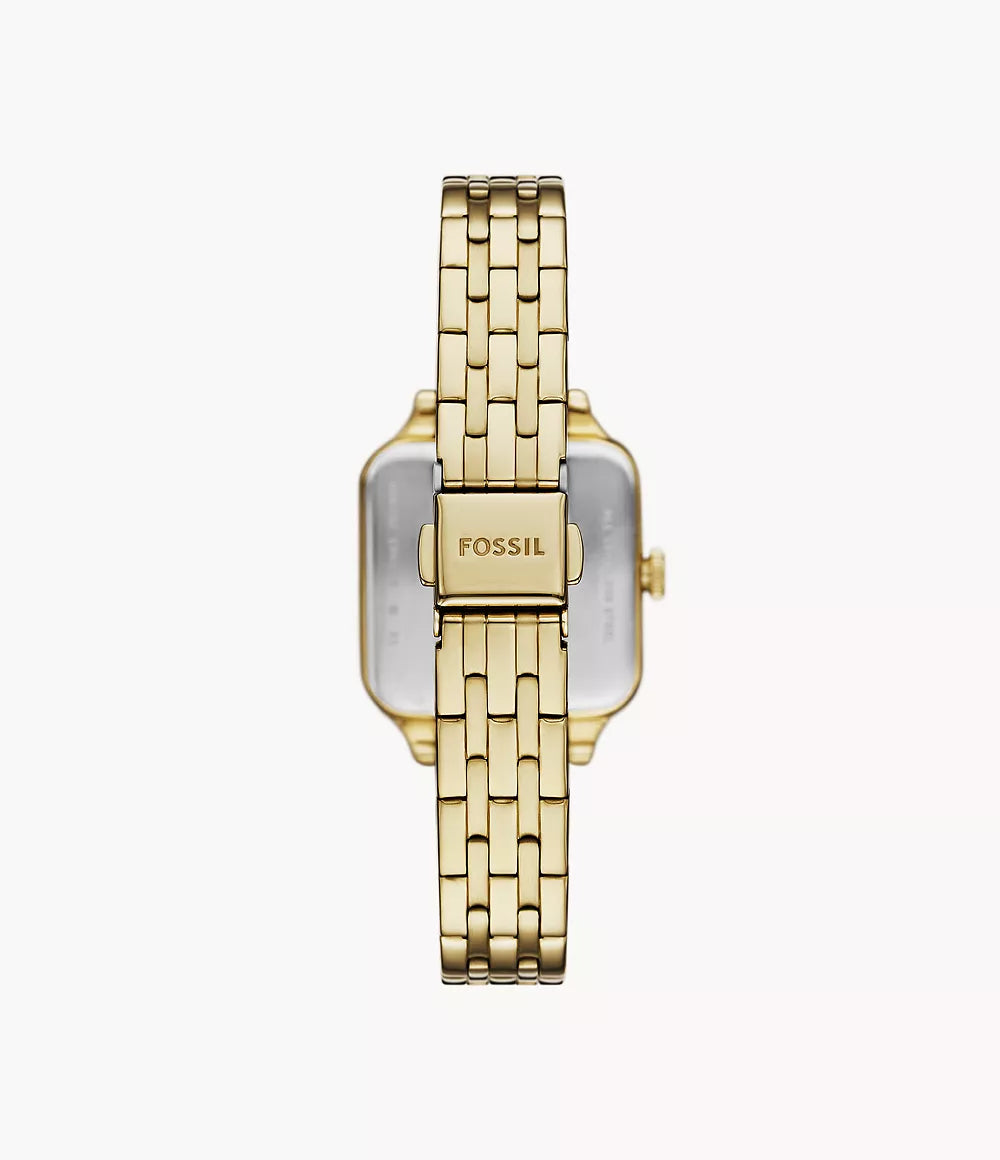 Colleen Three-Hand Gold-Tone Stainless Steel Watch