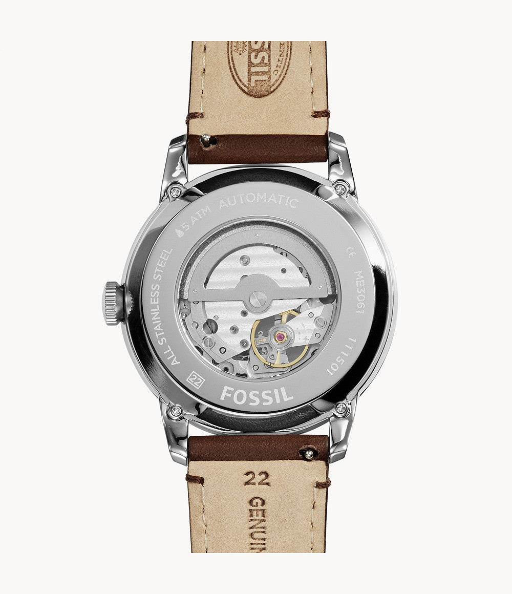 Fossil Townsman Automatic Leather Watch