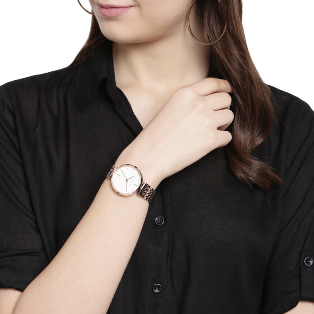 Armani Exchange Lola Rose Gold Ladies Watch
