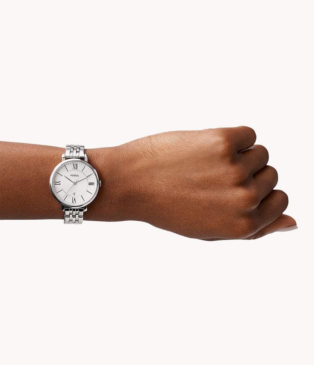 Fossil Jacqueline Three-Hand Date Stainless Steel Watch